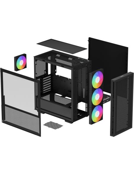 Deepcool CH560 ARGB Mid Tower Cristal Templado USB 3.2 Negra