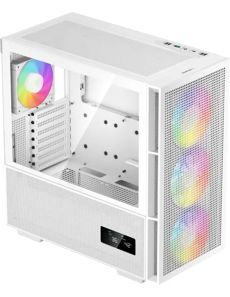 DeepCool CH560 Digital ARGB Mid Tower Cristal Templado USB 3.2 Blanca