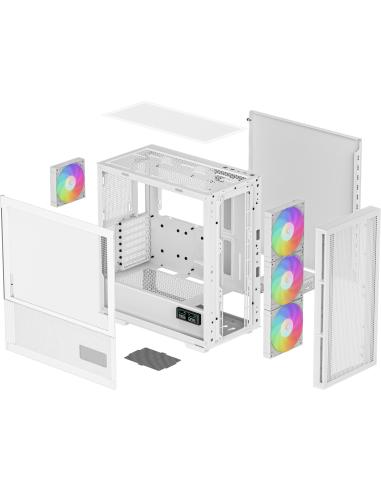 DeepCool CH560 Digital ARGB Mid Tower Cristal Templado USB 3.2 Blanca