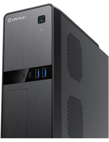 Unyka 2011 Caja Micro-ATX USB-C Negro
