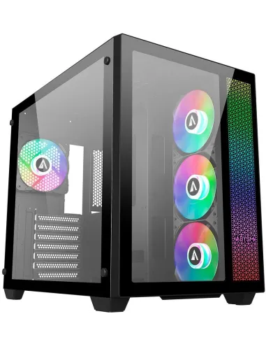 Abysm Gaming Danube SAVA ARGB Torre Cristal Templado Negra