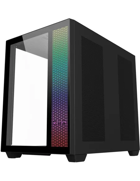 Abysm Gaming Danube SAVA ARGB Torre Cristal Templado Negra