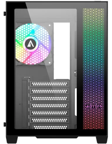 Abysm Gaming Danube SAVA ARGB Torre Cristal Templado Negra