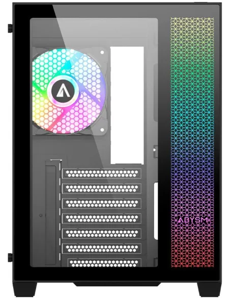 Abysm Gaming Danube SAVA ARGB Torre Cristal Templado Negra