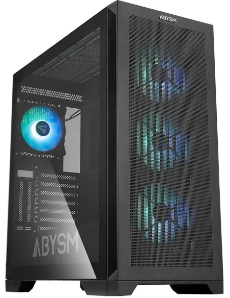 Abysm Gaming Danube Mura BX300 ARGB E-ATX Cristal Templado USB 3.2 Negro