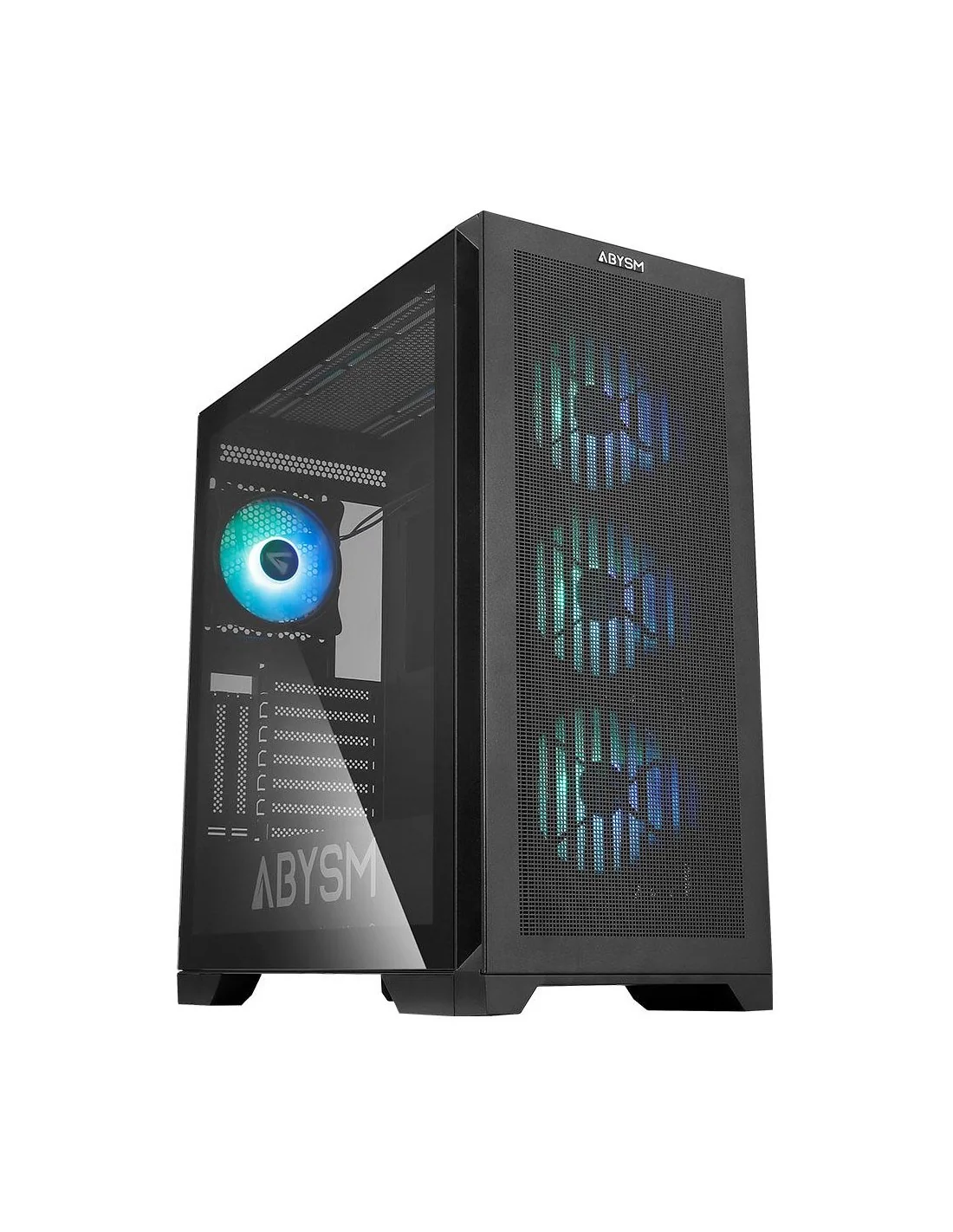 Abysm Gaming Danube Mura BX300 ARGB E-ATX Cristal Templado USB 3.2 Negro