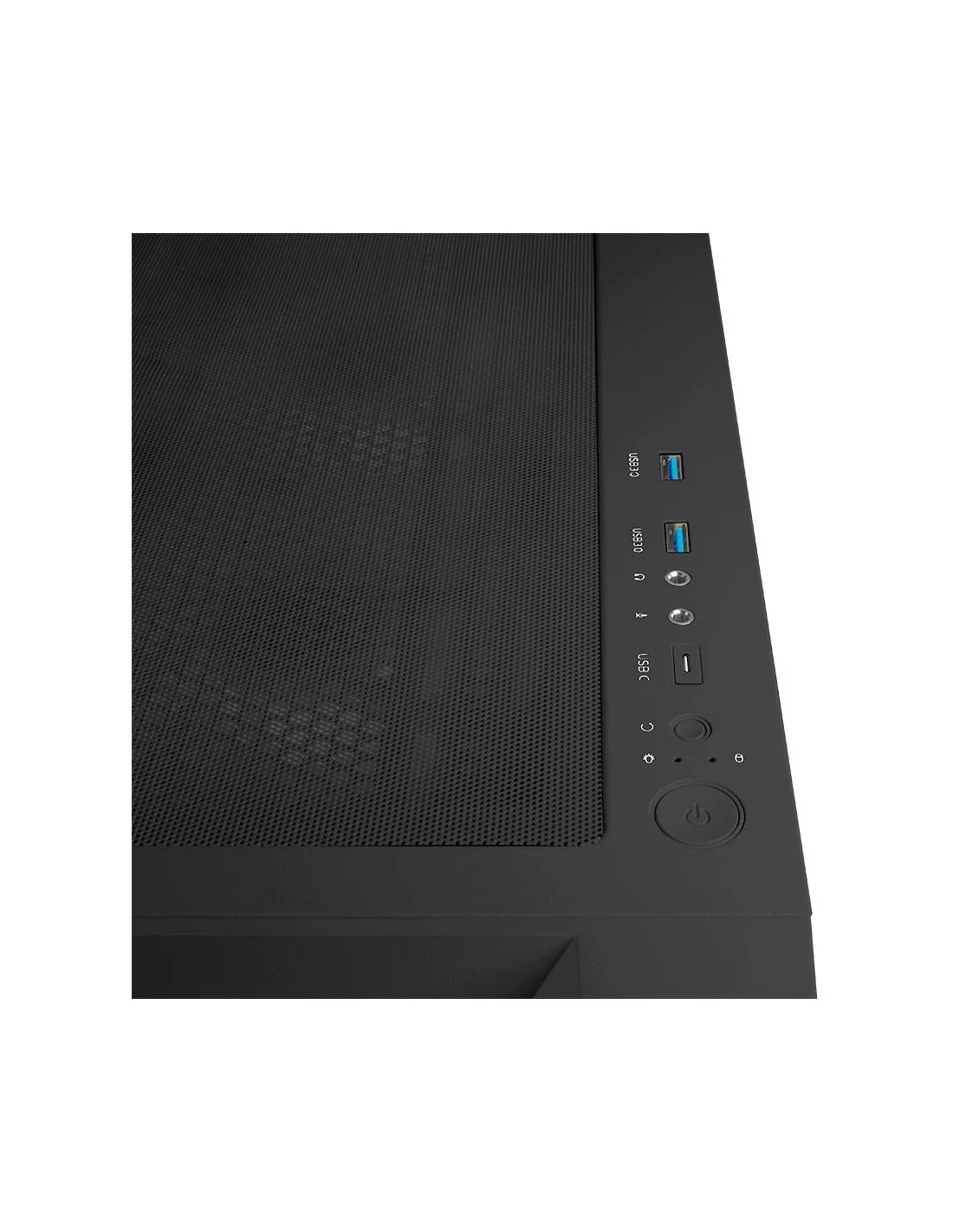 Abysm Gaming Danube Mura BX300 ARGB E-ATX Cristal Templado USB 3.2 Negro