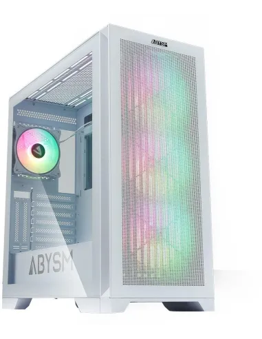 Abysm Gaming Danube Mura BX300 ARGB Torre Cristal Templado Blanca