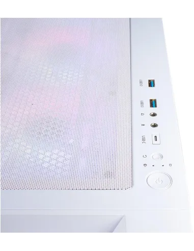 Abysm Gaming Danube Mura BX300 ARGB E-ATX Cristal Templado USB 3.2 Blanca