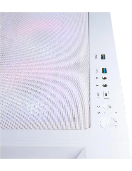 Abysm Gaming Danube Mura BX300 ARGB E-ATX Cristal Templado USB 3.2 Blanca