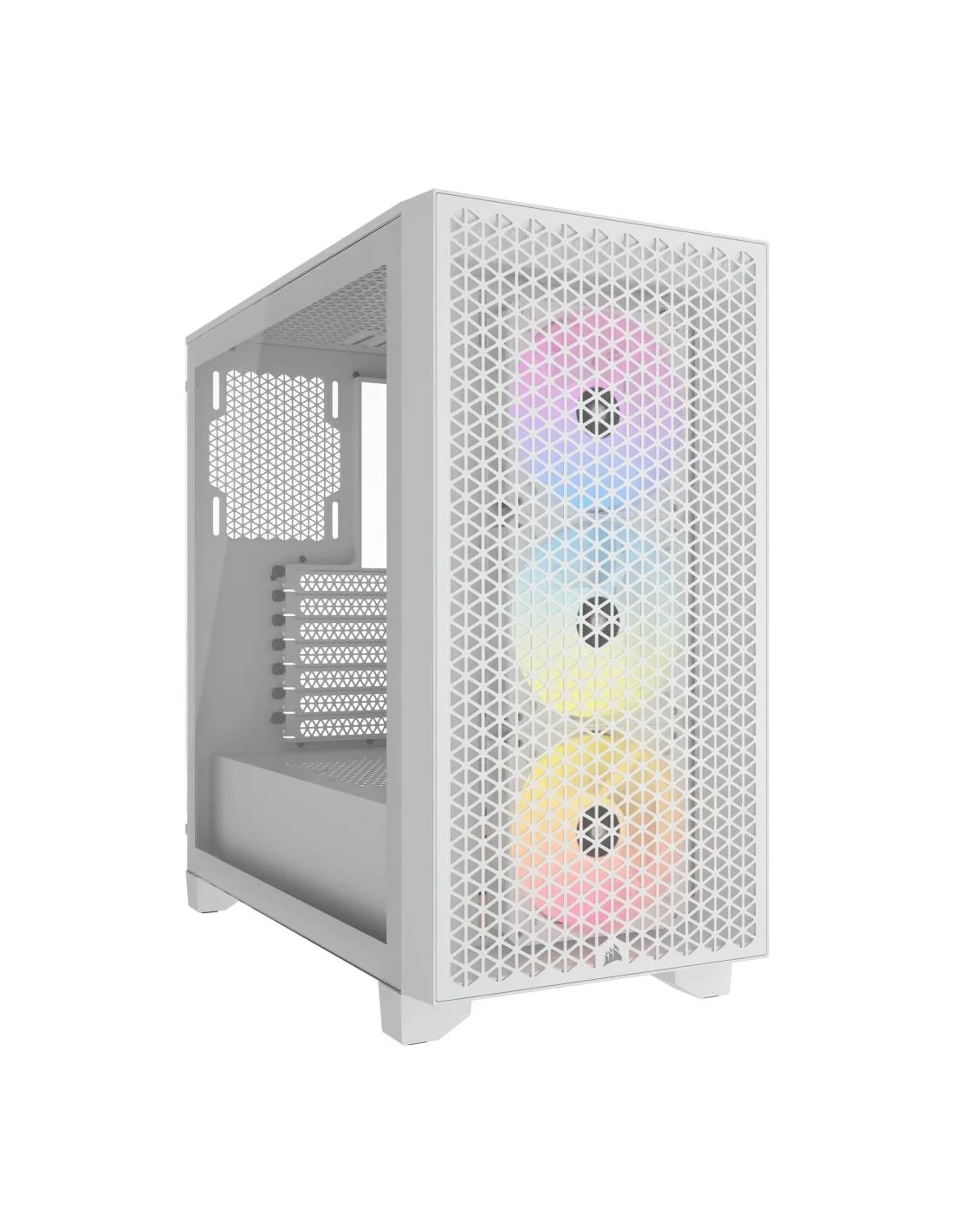 Corsair 3000D RGB AIRFLOW Cristal Templado USB 3.2 Blanca