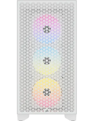 Corsair 3000D RGB AIRFLOW Cristal Templado USB 3.2 Blanca