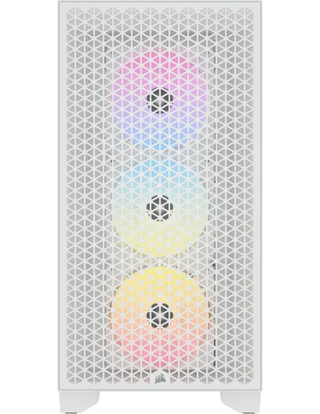 Corsair 3000D RGB AIRFLOW Cristal Templado USB 3.2 Blanca