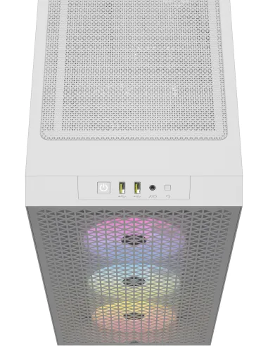 Corsair 3000D RGB AIRFLOW Cristal Templado USB 3.2 Blanca