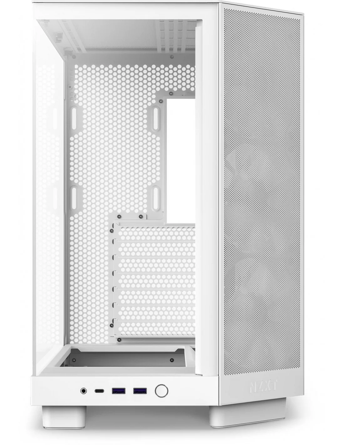 NZXT H6 Flow RGB Cristal Templado USB-C 3.2 Blanca