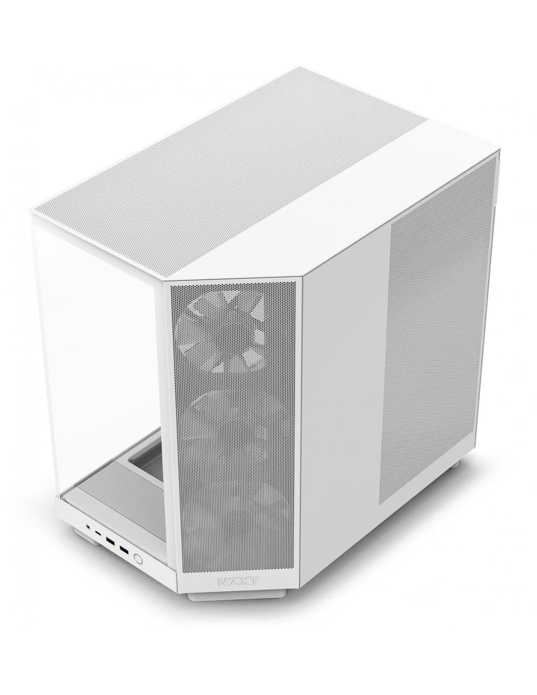 NZXT H6 Flow RGB Cristal Templado USB-C 3.2 Blanca