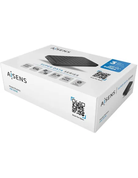 Aisens ASE-2521B Caja Externa para Disco Duro 9.5mm 2.5" SATA USB 3.0 Negra