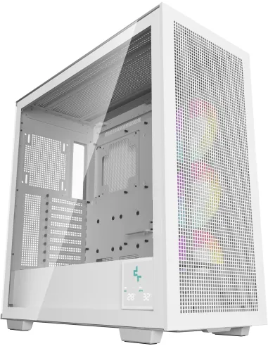 DeepCool MORPHEUS Semitorre ATX Cristal Templado USB-C Blanca