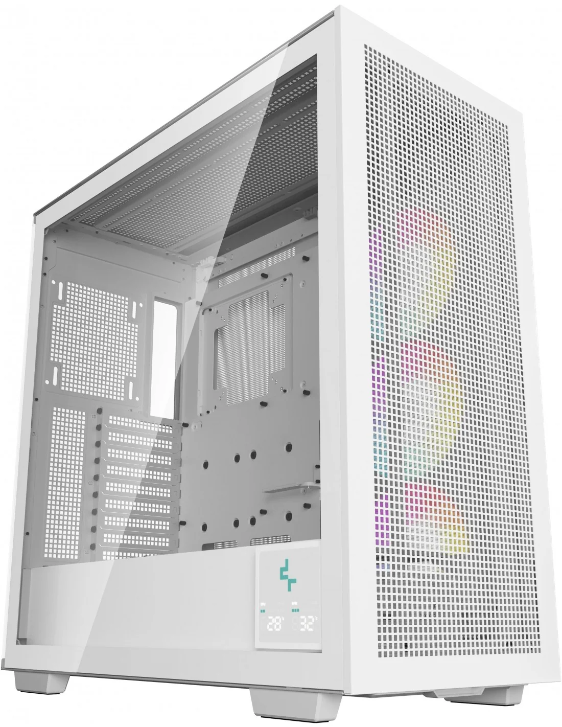 DeepCool MORPHEUS Semitorre ATX Cristal Templado USB-C Blanca