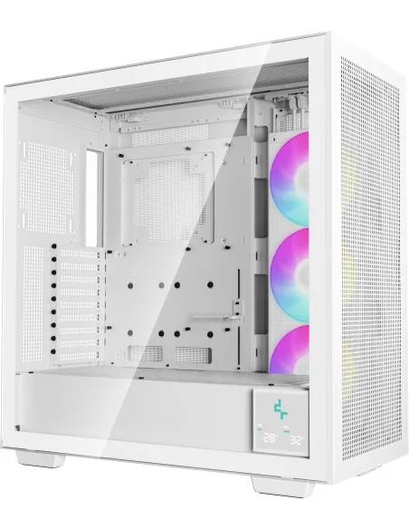 DeepCool MORPHEUS Semitorre ATX Cristal Templado USB-C Blanca
