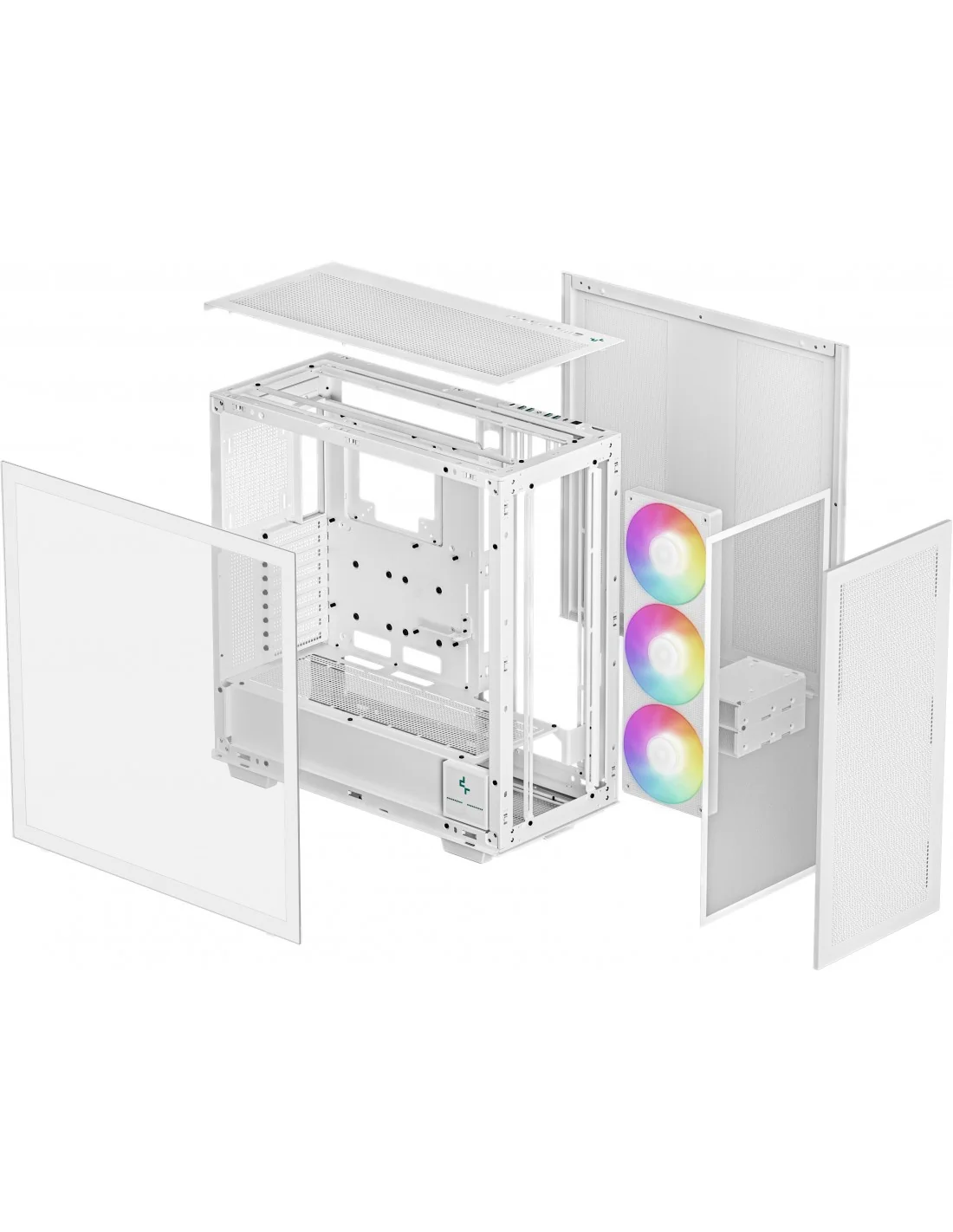 DeepCool MORPHEUS Semitorre ATX Cristal Templado USB-C Blanca