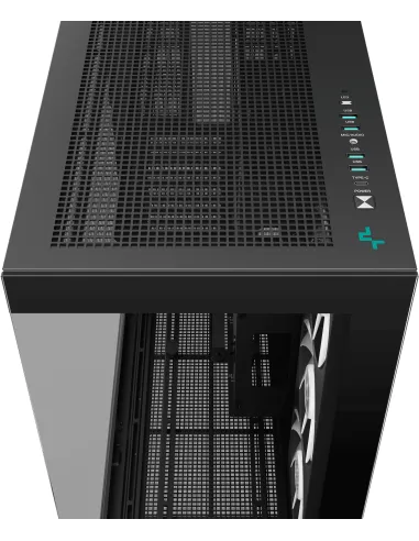 DeepCool CH780 ARGB Semitorre ATX Cristal Templado USB-C Negra