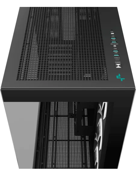 DeepCool CH780 ARGB Semitorre ATX Cristal Templado USB-C Negra