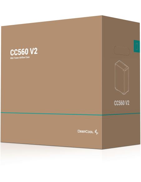 DeepCool CC560 RGB Semitorre ATX Cristal Templado USB 3.0 Negra