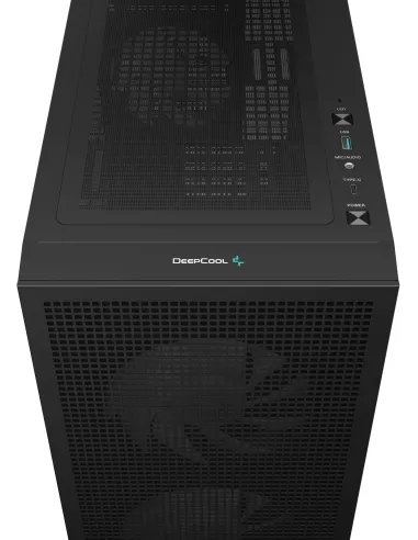 DeepCool CH360 Cristal Templado USB 3.2 Negra