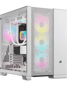 Corsair 6500D AIRFLOW Semitorre ATX Cristal Templado USB-C Blanca