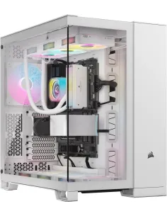 Corsair 6500X Semitorre ATX Doble Cristal Templado USB-C Blanca