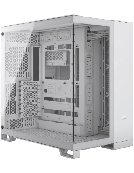 Corsair 6500X Semitorre ATX Doble Cristal Templado USB-C Blanca
