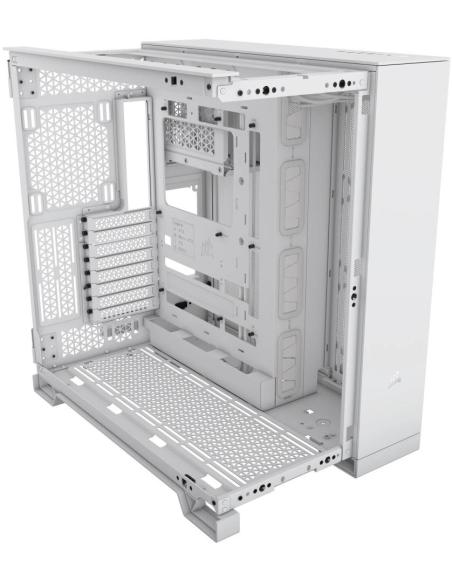 Corsair 6500X Semitorre ATX Doble Cristal Templado USB-C Blanca