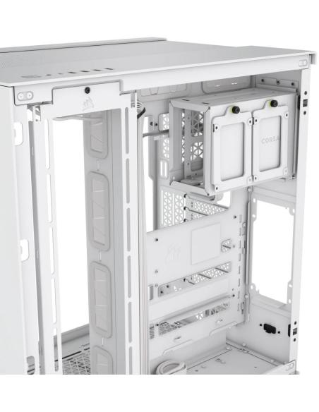 Corsair 6500X Semitorre ATX Doble Cristal Templado USB-C Blanca