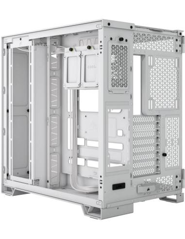 Corsair 6500X Semitorre ATX Doble Cristal Templado USB-C Blanca