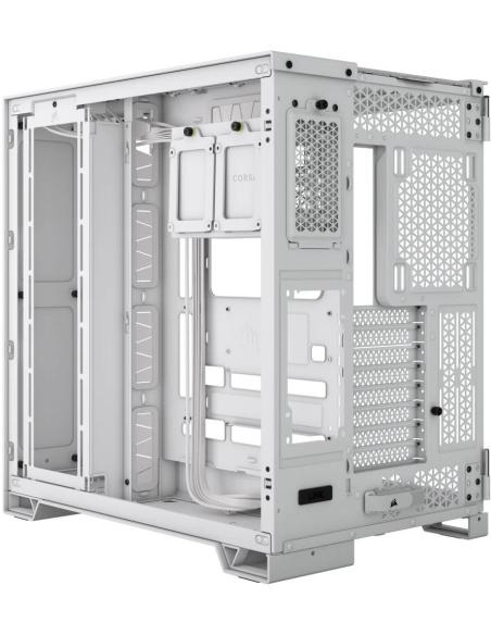 Corsair 6500X Semitorre ATX Doble Cristal Templado USB-C Blanca