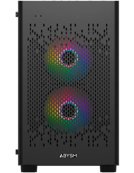 Abysm Danube INVA MX202 Micro Torre Cristal Templado USB-C Negra