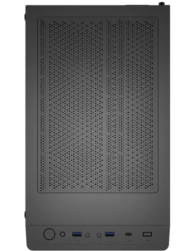 Abysm Danube INVA MX202 Micro Torre Cristal Templado USB-C Negra