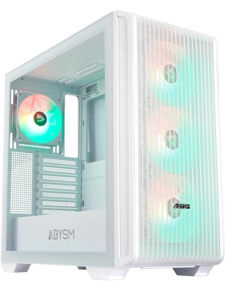 Abysm Gaming Danube Kamp BX300 Full Tower Cristal Templado USB-C Blanca