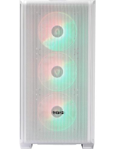 Abysm Gaming Danube Kamp BX300 Full Tower Cristal Templado USB-C Blanca