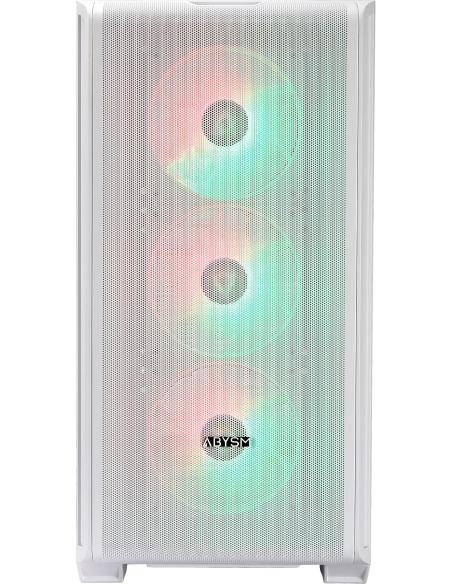 Abysm Gaming Danube Kamp BX300 Full Tower Cristal Templado USB-C Blanca
