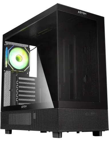 Abysm Gaming Danube Sava H400 Full Tower Doble Cristal Templado USB-C Negra