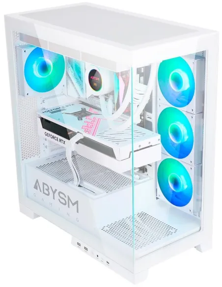 Abysm Gaming Danube Sava H500 White Caja Cristal Templado USB 3.0 ARGB Blanca