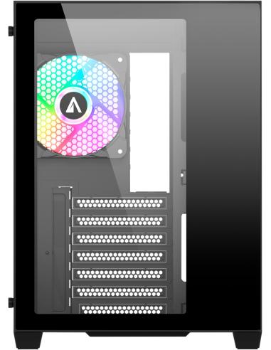 Abysm Danube SAVA 285 BX203 ARGB Torre Cristal Templado Negra