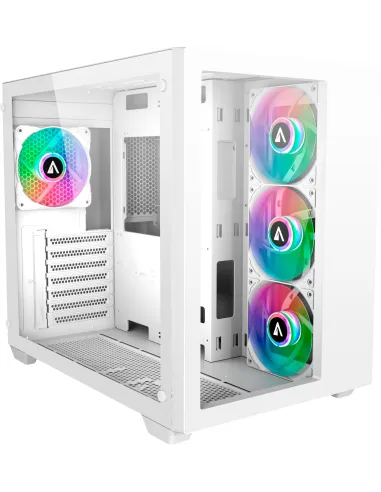 Abysm Danube SAVA 285 BX203 ARGB Torre Cristal Templado Blanca