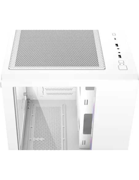 Abysm Danube SAVA 285 BX203 ARGB Torre Cristal Templado Blanca