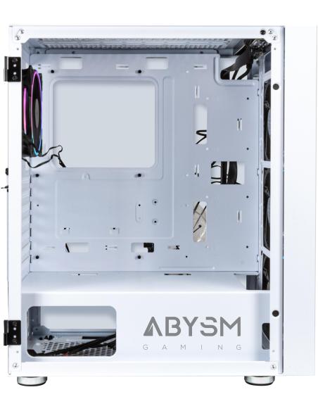 Abysm Gaming Danube Kamp ARGB Torre Cristal Templado Blanca