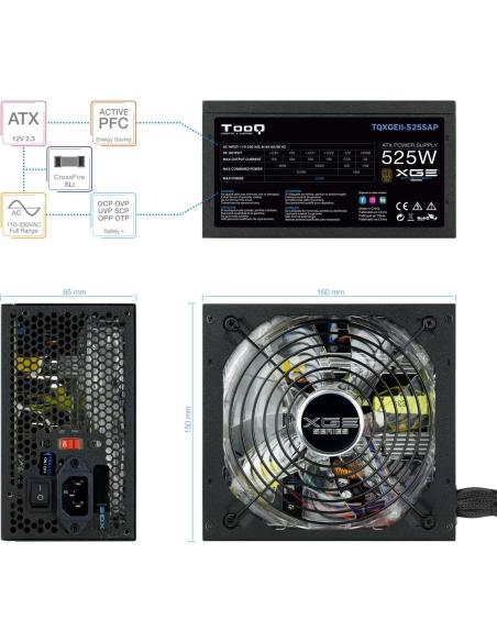 TooQ Xtreme Gaming Energy II 525W 80 Plus Bronze