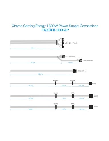 TooQ TQXGEII-600SAP 600W 80 Plus Bronze