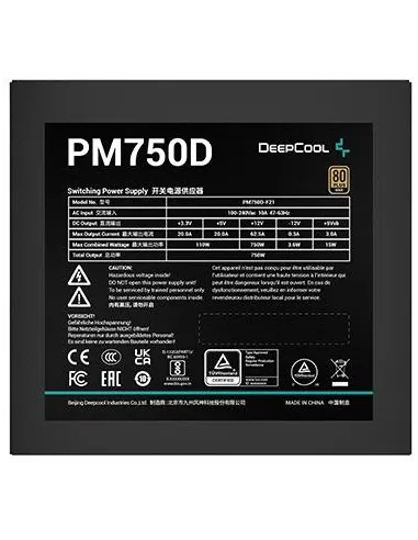 DeepCool PM750D 750W 80 Plus Gold